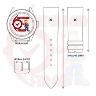 Fkm Watch Strap Rubber Leather Custom Buckle 8881