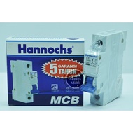 MCB Stut 1Phase 2 Ampere MCB 2A 1P/ HANNOCHS