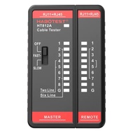 HABOTEST HT812A LAN Cable Tester 8P/6P/4P/2P Network Line Tracker LED Penguji Kabel
