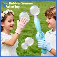 【Ready Stock】Colorful Smoke Bubble Machine, Elastic Bubble Fog Wand, Magic Interactive Fog Smoke Bub
