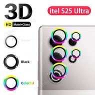 Camera Protector For itel S25 Ultra S25Ultra S 25 Ultra itelS25Ultra 2024 Case 3D Cover Curved Tempe