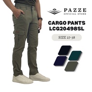 Pazze Slim Fit Stretchable Soft Cotton Long Cargo Pants 6 Pockets For Smart Casual Wear - LCG20498