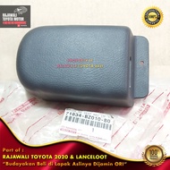 HITAM Avanza &amp; Xenia Bench Lever Cover 2006-2011 Rear Seat Position Middle Left Gray Black Seat Reclining Original Genuine Toyota 71834-BZ010-B0