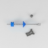 Aluminum Alloy Two-Wheeler Crank Cap Tool Anodized Finish 6-Protrusion Crank Cap Socket Long Service