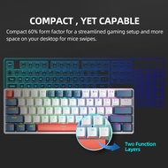 New Machenike K500 B61 Mechanical Keyboard Wired 60% Hot-Swappable RGB Backlit Gaming Keyboard Papan