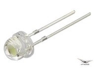 【洋將】(5個) 全新晶元 草帽F5 5mm DC12v 汽機車內飾 超亮LED (免限流電阻) 9.0-13v $RM
