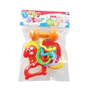 GKIDS 190-5 Baby Star Hand Shaking Rattle Kids Toys - Cute Hand Infant Gripping Jingle Shaking Bell 