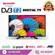 TV LED 24inch Sharp 2TC24DD1i Digital tv Usb Movie Hd Tv