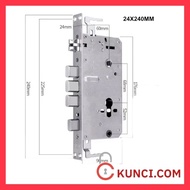 24x240mm mortise lock case for digital lock