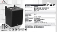 Speaker Bluetooh TWS Multi Fungsi Roadmaster PA61 dan PA81 Produk Asli Indonesia dengan Nomor SNI 04