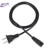 [Jielus] EU Power Cable 2pin IEC320 C7 US Power Extension Cord For Dell Laptop Charger Canon Epson P