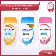 Antabax Antibacterial Shower Cream 250ml | White Gentle Care, Fresh, Active Deo |