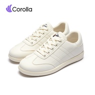 Corolla Lightweight Flat Sole Anti-Bacterial Shock Absorbing Women's Shoes - White