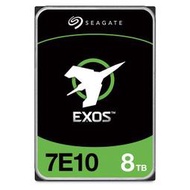 Seagate 希捷 Exos 7E10 8TB 3.5吋 SATA 7200轉企業級硬碟 ST8000NM017B