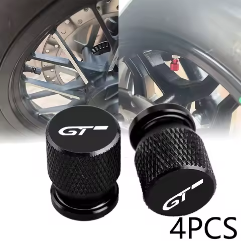 4PCS Colorful Car Accessories Car Tire Valve Cap For Peugeot GT GTLine RCZ 308 208 3008 5008