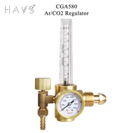 All Brass  Argon/CO2 Mig Tig Flow Meter Gas Regulator Gauge Welding Weld 0-60CFH CGA580 Inlet