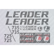 3-color Fixie Leader Frame Decal