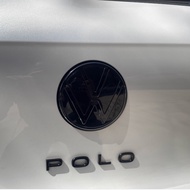 Volkswagen POLO Flip Logo Modified VW Golf8 ID3 T-ROC Rear Logo Blackened GTI Rear Logo Replacement