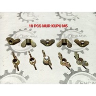 M5 BUTTERFLY NUT M5 YELLOW EAR NUT/ M5 WING NUT
