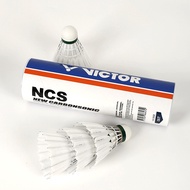 Wickdo Victor Victory Badminton 6 Pack Ncs Carbon Tone Ball Artificial Stability Resistant Play Real