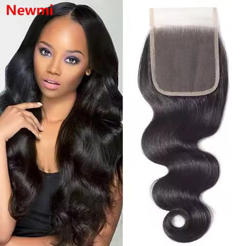 Body Wave 4x4 Lace Closure Swiss Transparent Lace Invisiblle Lace Closure Unprocessed Brazilian Huma