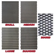 HONEYCOMB FRONT GRILL Universal Black ABS Plastic Racing Honeycomb Mesh Grill Spoiler Bumper Sarung