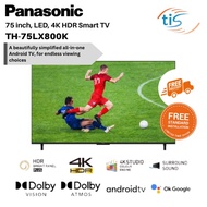 PSN-TH-75LX800K |  Panasonic 75 inch, LED, 4K HDR Smart TV