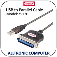 USB to Parallel adapter (CN36M) 1.5Meter Black / Printer Cable / Unitek Y-120