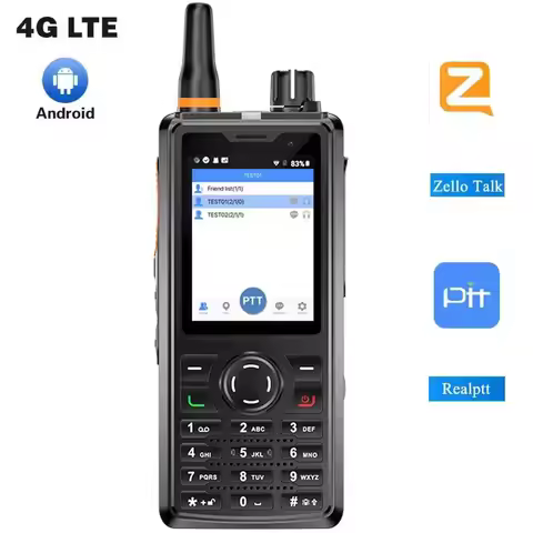 ANYSECU Zello T60 4G Network Radio WiFi GPS Android 8.1 POC Radio F41 Unlocked Compatible with Real-