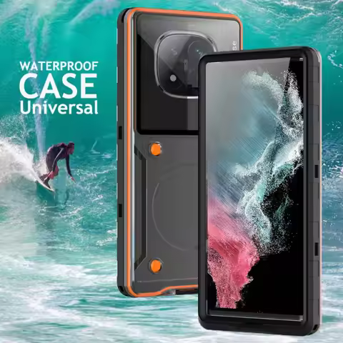 Universal Waterproof Case for Xiaomi Redmi Note 15 Pro Plus 14 13 12 11 10 9 8 7 7A 8A 9A 9C NFC 10C
