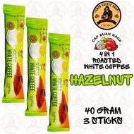 Cap Buah Naga - Roasted White Coffee - 3in1 Hazelnut - Instant Coffee Drink Triple Sachet
