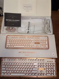 Azio Retro Classic Posh 復古機械鍵盤 Azio Retro Classic Posh Mechanical Keyboard