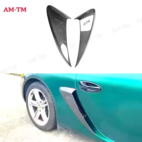 Bodykit Real Carbon Fiber Side Vent Air Intake Duct Body Parts For Porsche 987 Cayman 2006-2012 Side