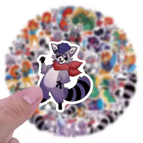 10/30/55PCS Game Indigo Park Sticker Cartoon Cute Graffiti Decorative Luggage Phone Case Skateboard