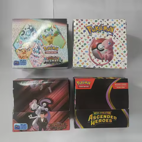 360Pcs Pokemon Card MEGA EVOLUTION Lucario Prismatic Evolutions Game Cartoon English Booster Battle 