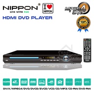 NIPPON DVD-367HD/DVD-227/DVD-226 DVD Player With DVD/CD/MP4/MP3/Karaoke Microphone Input/USB Input C