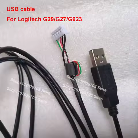 USB Cable For Logitech G29 G27 G923 Steering Wheel Simulated Racing Game Accessories