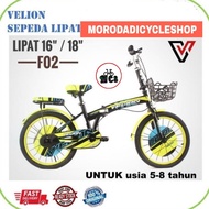 16 &amp; 18 inch Folding Bike Velion Folding Bike Children's Folding Bike