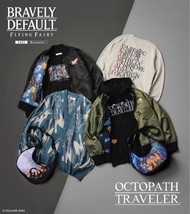 實體店預訂 <日版> 日本直送 Graniph x octopath traveler 歧路旅人 / Bravely Default Flying Fairy 勇氣默示錄 RPG Game 上衣 衞衣