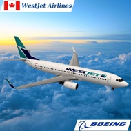 BOEING 737 WestJet Commercial Airplane Paper Model