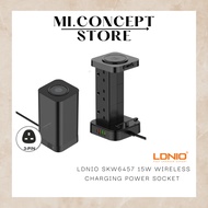 LDNIO SKW6457 15W Wireless Charging Power Socket With BS1363 6UK Outlet 4USB Ports Power Strip