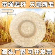 Handmade Straw Hat Sunscreen Sunshade Work Agricultural Farmer Hat Fishing Site Rainproof Straw Sun 