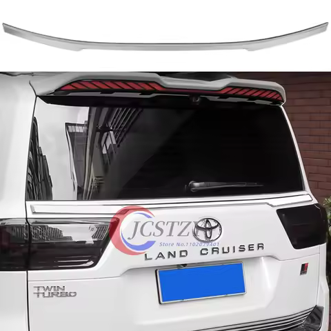 Roof Fixed Wind Sport Tail Wing Trunk Rear Lip Spoiler Cover For Toyota Land Cruiser 300 LC300 2023 