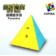 Cube Puzzle QIYI Qiming A Pyramid Pyraminx Triangle Magic Cube 3x3 Stickerless