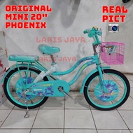 SEPEDA MINI KERANJANG PEREMPUAN NEW PHOENIX 20 INCH sepeda keranjang