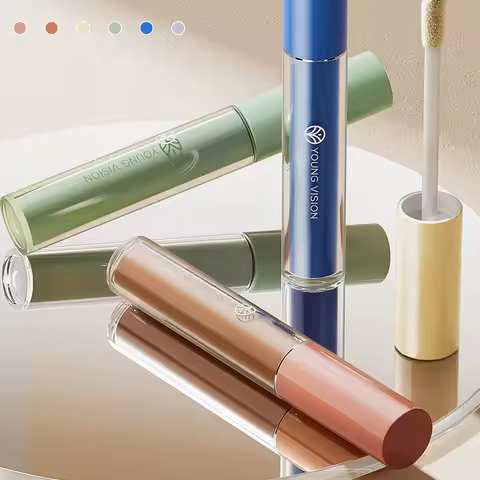 Yellow Orange Liquid Concealer Foundation Primer Base Facial Repair Dark Circles Corrector Skin Tone