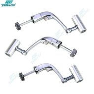 RCTOWN,2023New!!Fishing Reel Rocker Arm Foldable Aluminum Spinning Reel Arm Grip Handle Reel Replacement Handle 3 Pcs Set