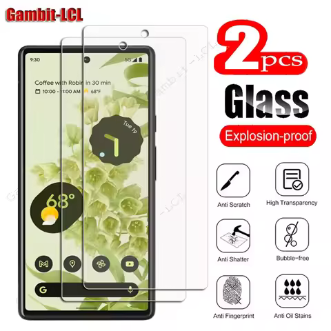 9H HD Protective Tempered Glass For Google Pixel 6 7 8 6A 7A Pixel7a Pixel6 Pixel8 8Pro Screen Prote