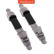 [Amleso1] 2pcs Stainless Steel Fishing Rod Reel Seat for Casting Trolling Surf Fishing Rods
