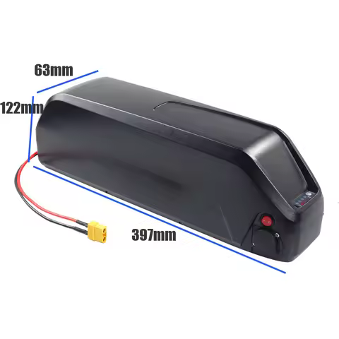 Ridstar Q20 E-bike Down Tube Li-ion Rechargeable Ebike Battery 48v 52V 20Ah 36v 25Ah With Charger Mo